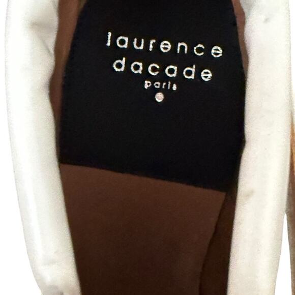 Laurence Dacada Peep Toe Buckle White Leather Ankle Boot $760 sz 37EU, US 6,5-7 - Picture 10 of 12